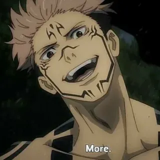 ✨ Ryomen Sukuna Jujutsu Kaisen More. anime, manga, demon, sukuna, jujutsu kaisen telegram sticker