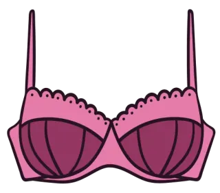 👙 บรา, ชุดชั้นใน, ชุดชั้นใน, เสื้อผ้า, แฟชั่น, เครื่องแต่งกาย whatsapp sticker