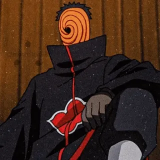 🕷 Tobi Naruto anime, akatsuki, naruto, manga, tobi, masked man telegram sticker