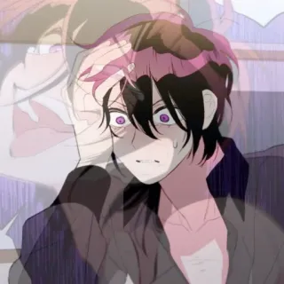 🤡 动漫, 角色, 担心, 害怕, 恐惧 telegram sticker