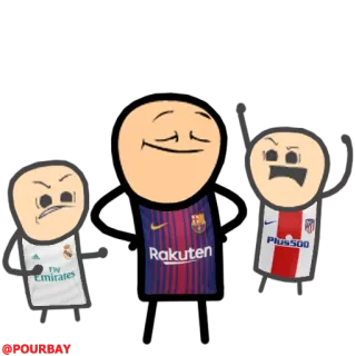 💪 サッカー, フットボール, スポーツ, チーム, ライバル telegram sticker