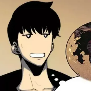 😕 Anime, Manga, Cartoon, Personnage, Portrait, Visage telegram sticker