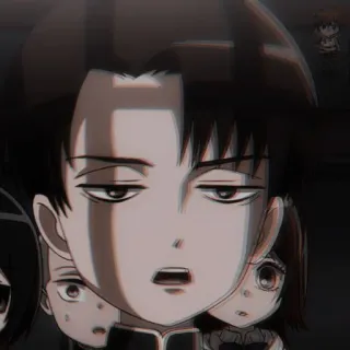 ☕ Levi Ackerman Attack on Titan anime, attack on titan, levi ackerman, manga, animation, japanese, character telegram sticker