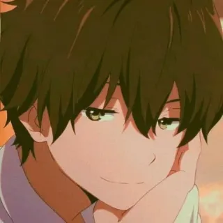 ☺️ Anime, Junge, Porträt, Mann, Gesicht, Kunst telegram sticker