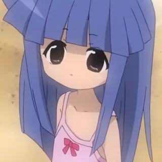 🥛 Anime, Chica, Niña/Niño, Lindo/a, Dibujos animados whatsapp sticker