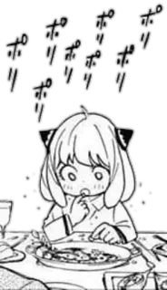 🤤 Anya Forger Spy × Family ポリポリ anya, spy x family, eating, anime, manga, cute telegram sticker