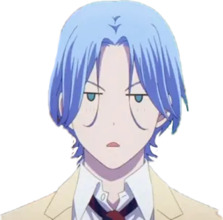 😦 Langa Hasegawa SK8 the Infinity Anime, Charakter, Langa Hasegawa, SK8 the Infinity telegram sticker