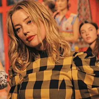 🥀 Amber Heard actress, woman, blonde, person, celebrity telegram sticker