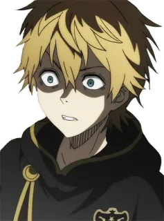 😱 Black Clover 애니메이션, 캐릭터, 만화, 팬아트 telegram sticker