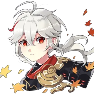 😌 Kaedehara Kazuha Genshin Impact Anime, Video game, Personagem, Genshin Impact, Kazuha telegram sticker