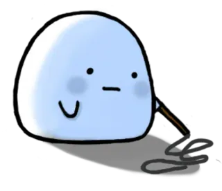 ⛄ 만화, 블롭, 캐릭터, 귀여운, 단순한 whatsapp sticker