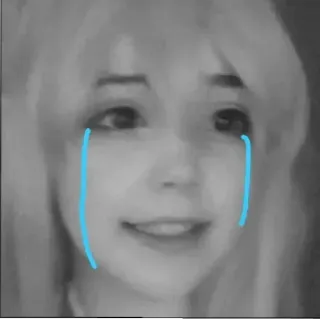 ✨ crying, sad, anime, girl, tears telegram sticker