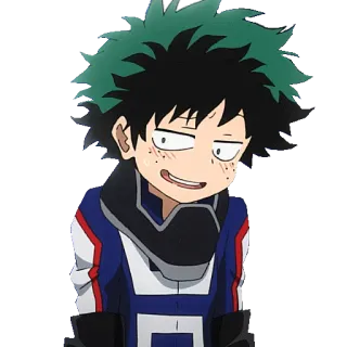 😅 Izuku Midoriya My Hero Academia Anime, My Hero Academia, Izuku Midoriya, Deku, MHA telegram sticker
