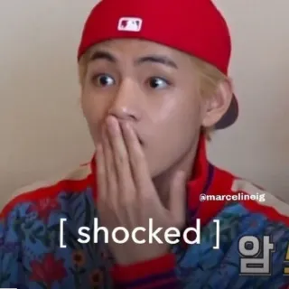 😄 shocked 충격, 표정, 놀람, 감정적 telegram sticker