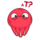 🤷‍♂ WHAT? confusion, question, dessin animé, pieuvre, quoi whatsapp sticker
