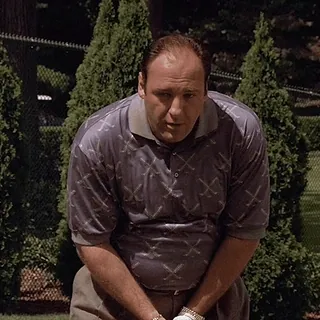 🏌️ Tony Soprano The Sopranos telegram sticker