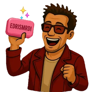🧼 EDRISMRDI การ์ตูน, สบู่, หัวเราะ, ผู้ชาย, สีชมพู, งานเฉลิมฉลอง telegram sticker
