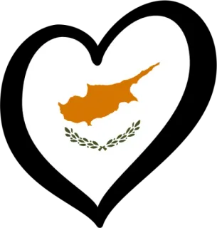 🇨🇾 cypr, serce, flaga, kraj, mapa telegram sticker