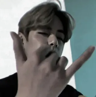 🤙 человек, жест рукой, K-pop, айдол telegram sticker