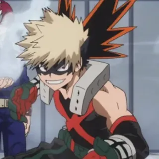 🎭 Bakugo Katsuki My Hero Academia Anime, My Hero Academia, Bakugo, Katsuki Bakugo, Manga, Karakter telegram sticker