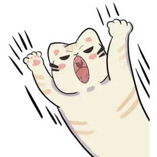 🤬 cat, angry, expression, animal, cartoon, sticker telegram sticker