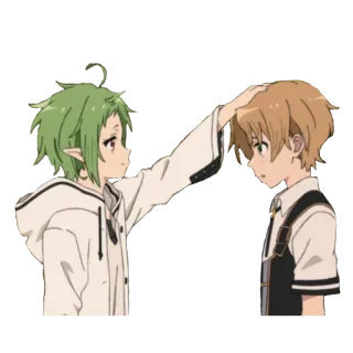 ❤️ anime, elf, nhân vật, tình bạn telegram sticker