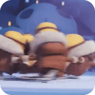 ๐ Minions Despicable Me minions, despicable me, dancing, snow, winter, animation, funny, celebration telegram sticker