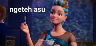 🥵 ngeteh asu whatsapp sticker