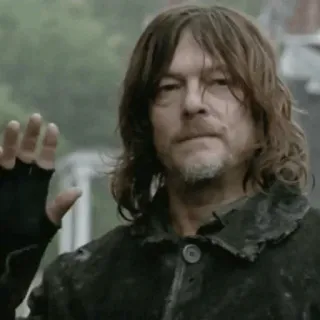 👋 Daryl Dixon The Walking Dead walking dead, daryl, dixon, norman reedus telegram sticker