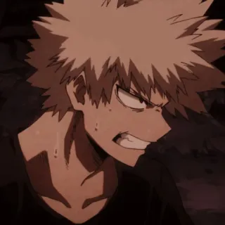 🧚 Bakugo My Hero Academia Anime, Personaje, Bakugo, My Hero Academia whatsapp sticker