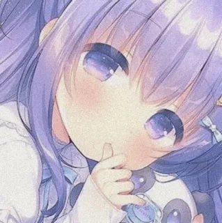 🍬 动漫, 女孩, 卡哇伊, 可爱, 卡通, 漫画 telegram sticker