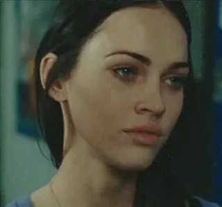 🌿 Megan Fox actress, celebrity, woman, portrait, person telegram sticker