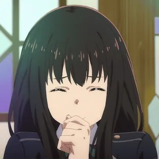 ๐ anime, character, female, cute, portrait telegram sticker