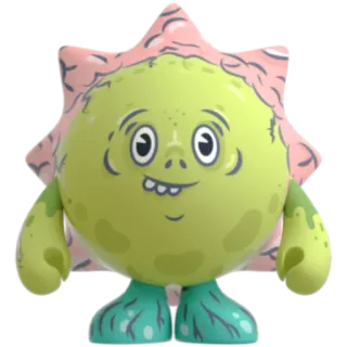 🧟 การ์ตูน, สัตว์ประหลาด, ตลก, ตัวละคร, ศิลปะ telegram sticker