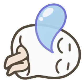๐ ghost, cute, kawaii, spooky, halloween, cartoon whatsapp sticker