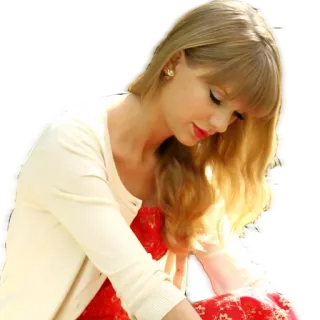 😔 Taylor Swift chanteur, musicien, pop, célébrité, femme telegram sticker