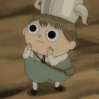 🍫 Wirt Over the Garden Wall 花园墙外, 沃特, 卡通, 电视剧, 动画, 角色 telegram sticker