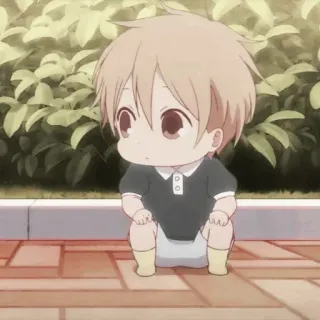 ❤️‍🔥 Anime, Bebè, Carino, Manga, Cartoni animati, Chibi telegram sticker