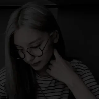 🥢 femme, lunettes, portrait, fille, lunettes, personne whatsapp sticker