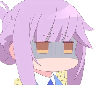 😨 Anime, Personaggio, Cartone animato, Manga, Carino, Ragazza, Emozione whatsapp sticker