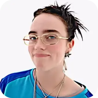🤭 Billie Eilish telegram sticker
