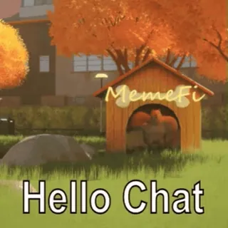✋ Hello Chat こんにちは, チャット, 犬, 犬小屋, ミーム telegram sticker