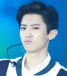 🌙 pessoa, kpop, celebridade, homem, cantor, chanyeol telegram sticker