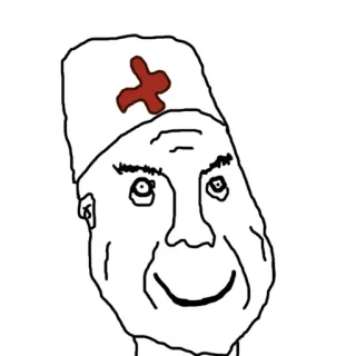 💉 医者, 医療, 看護師, 漫画, 不気味 telegram sticker
