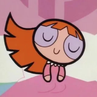 😌 Blossom Powerpuff Girls Cartoni animati, Le Superchicche, Blossom, Carino, Animato telegram sticker