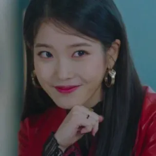 😂 IU attrice, cantante, coreana, celebrità, donna, ritratto telegram sticker