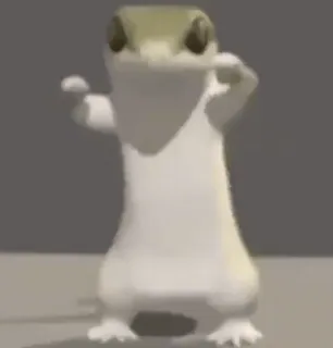 🥳 lagarto, baile, animal, divertido, lindo telegram sticker