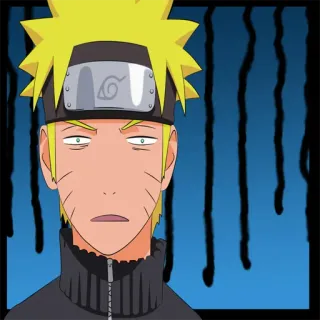 😐 Naruto anime, manga, naruto, uzumaki, ninja, cartoon, expression telegram sticker