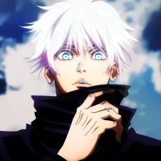 😠 Gojo Satoru Jujutsu Kaisen Anime, Gojo Satoru, Jujutsu Kaisen, Personaje, Fanart, Pegatina telegram sticker