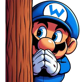 🤑 Mario Super Mario 马力欧, 瓦力欧, 超级马力欧, 电子游戏, 卡通, 角色, 任天堂 telegram sticker